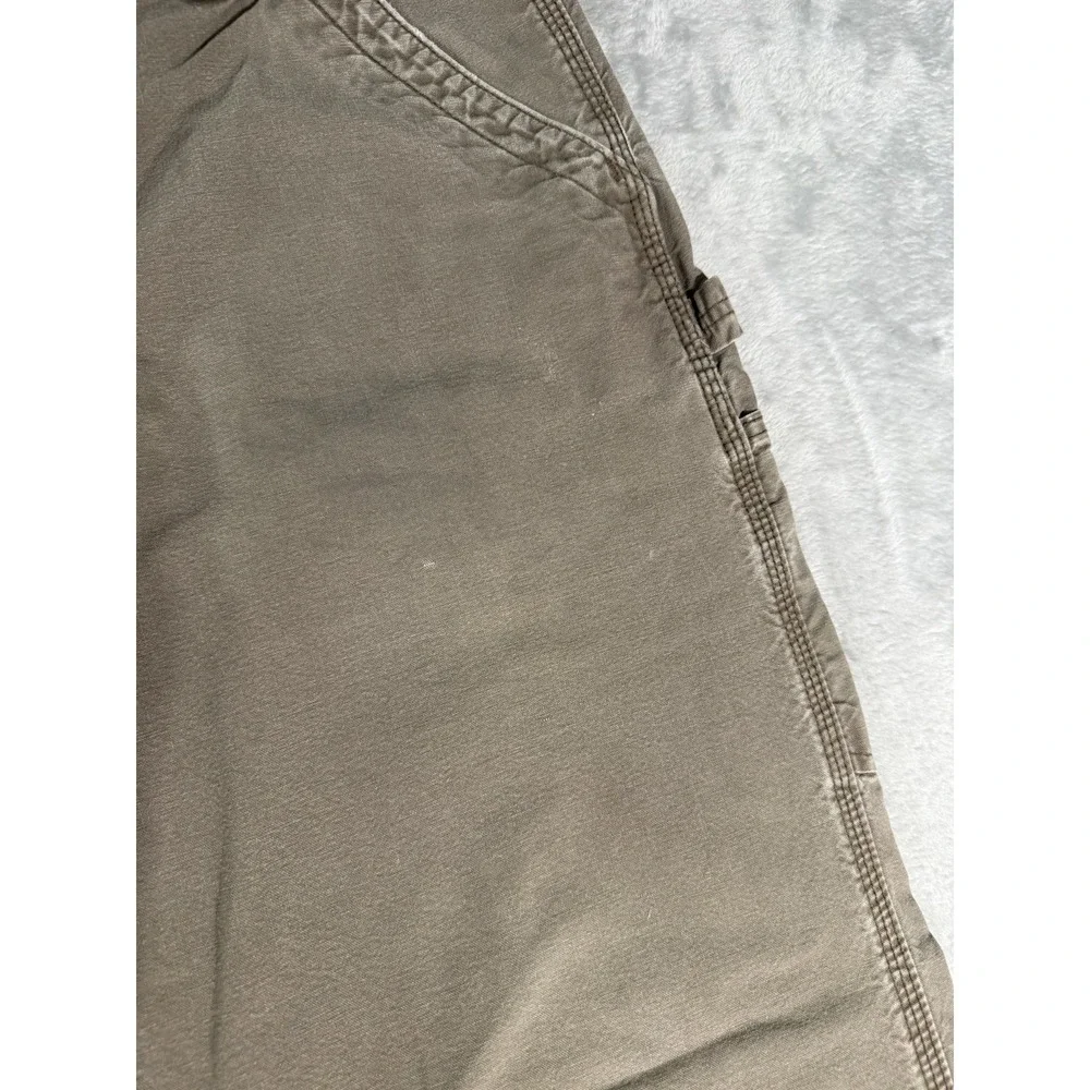 Carhartt B151 Pants Men's 34x32 Tan Dungaree Fit Canvas Carpenter Workwear